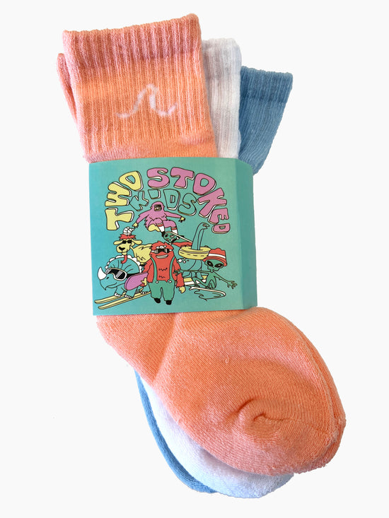 Two Stoked Kids Socks Trio Pack