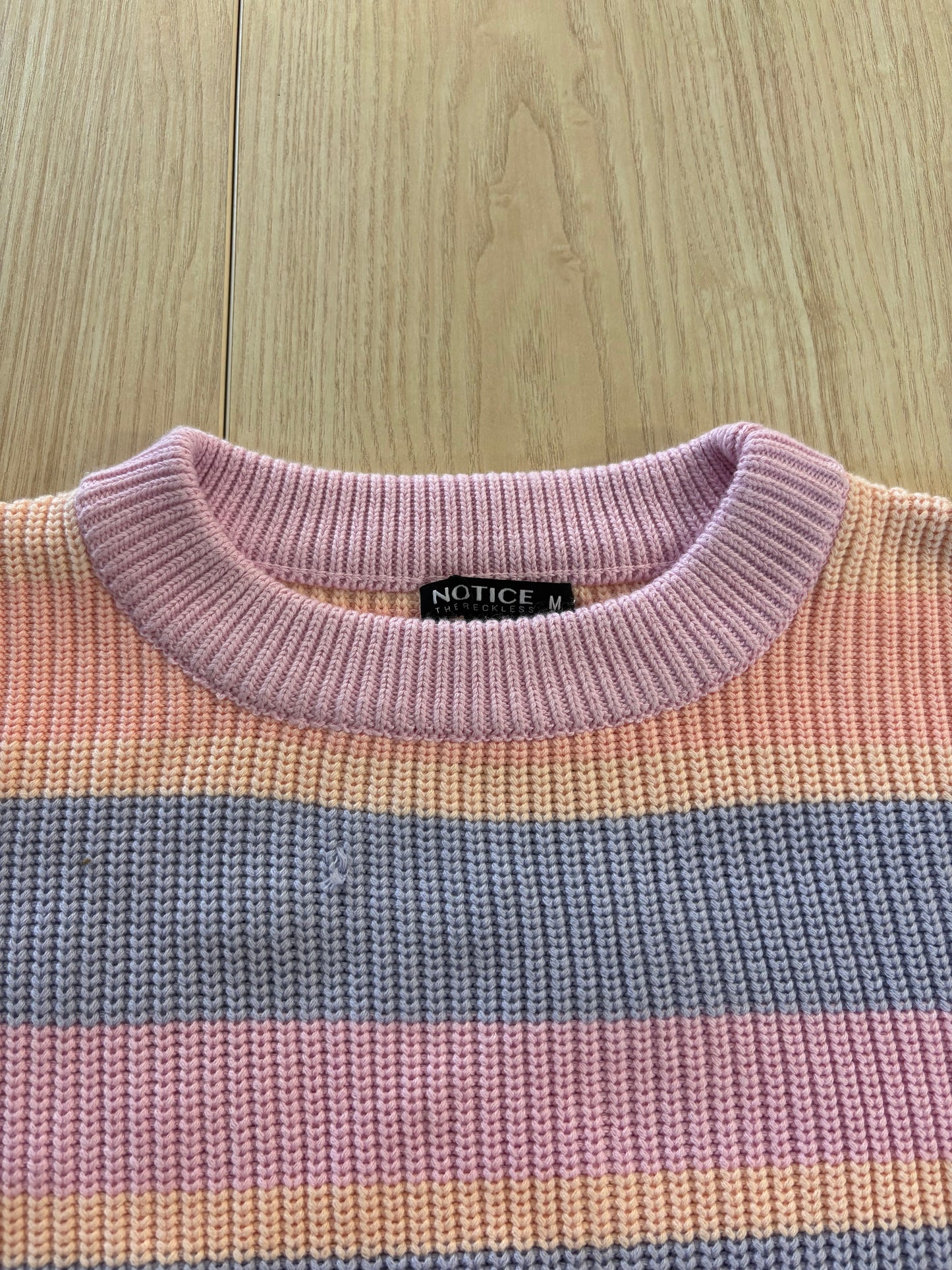 DEFECT - Peachy Knit Sweater