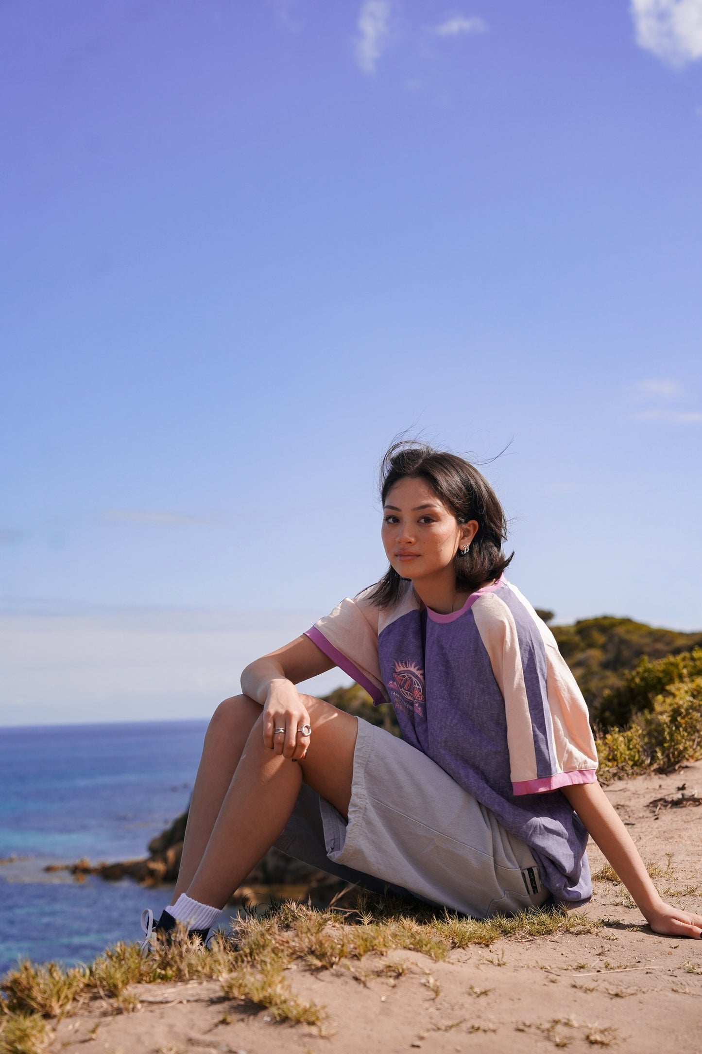Scenic Route Raglan Oversized Tee