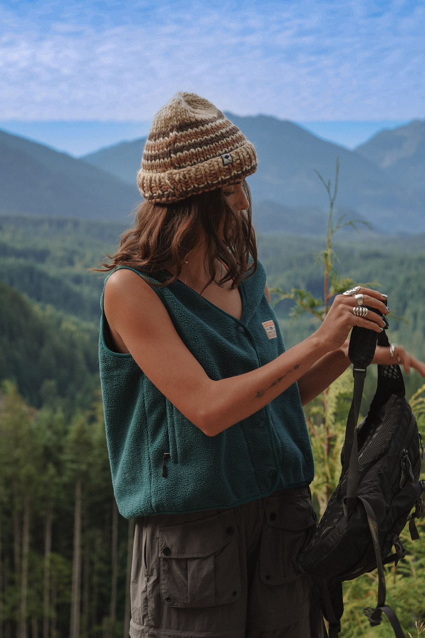 Emerald Cropped Vest