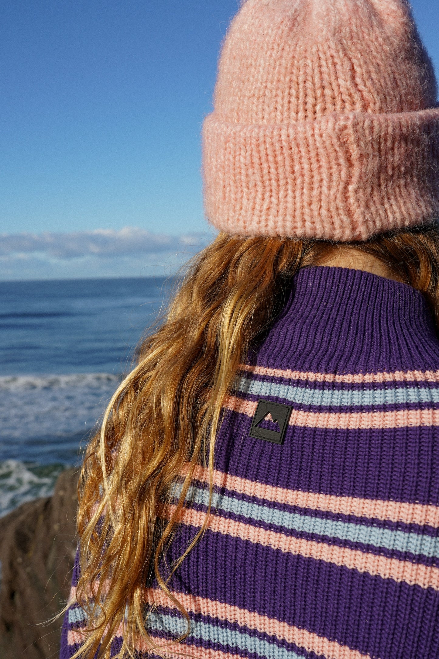 Arctic Dawn Half Zip Sweater
