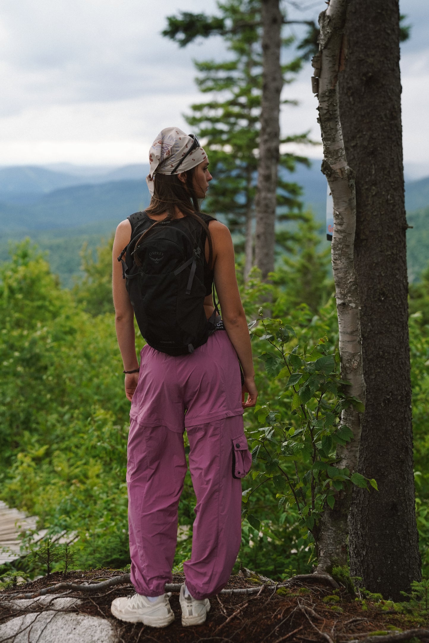 Burgundy Zip-Off Pants
