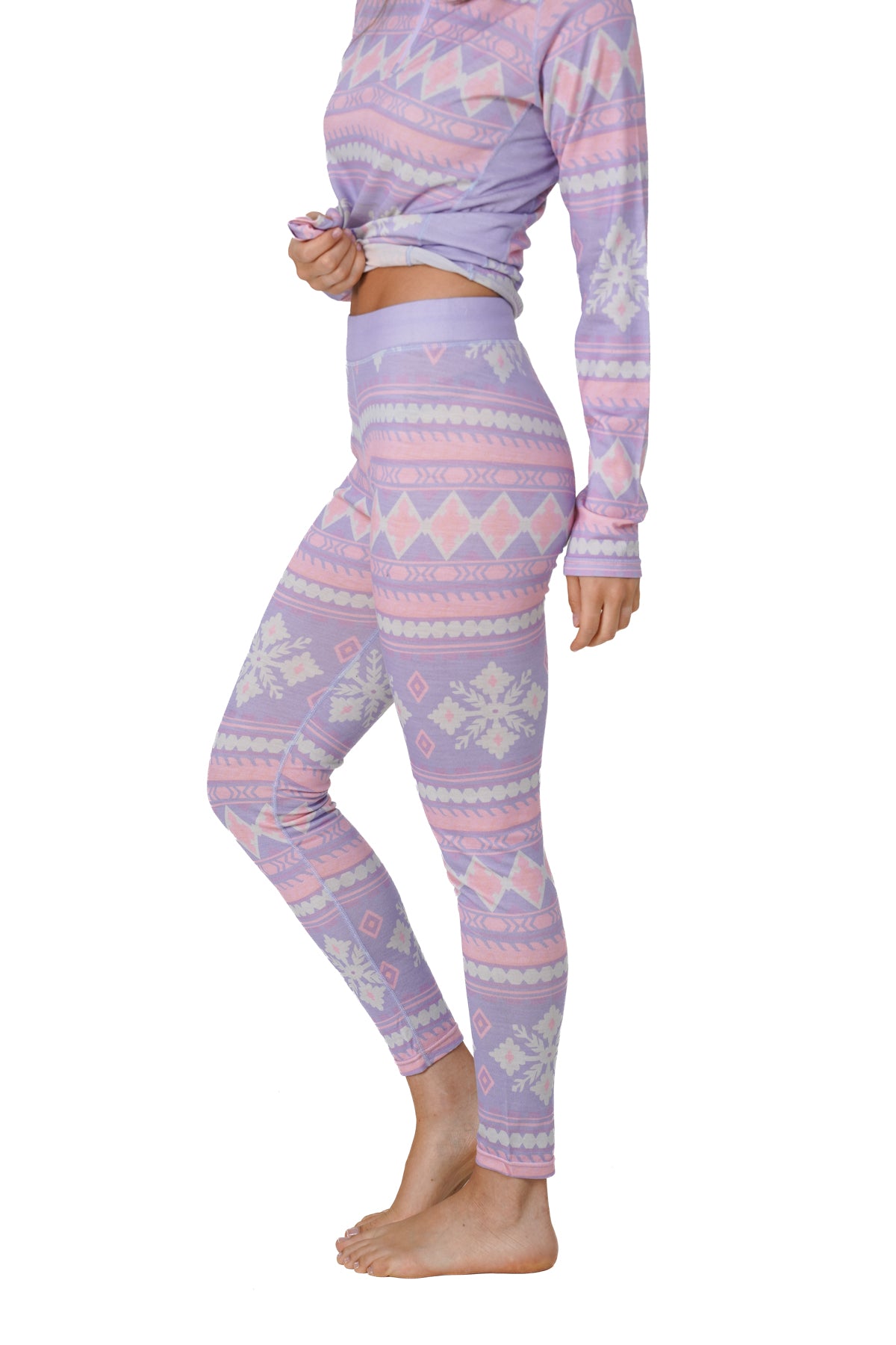 Winter Bloom Merino Base Layer - Bottom
