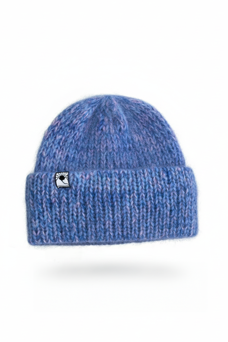 Sky Bloom Mohair Beanie
