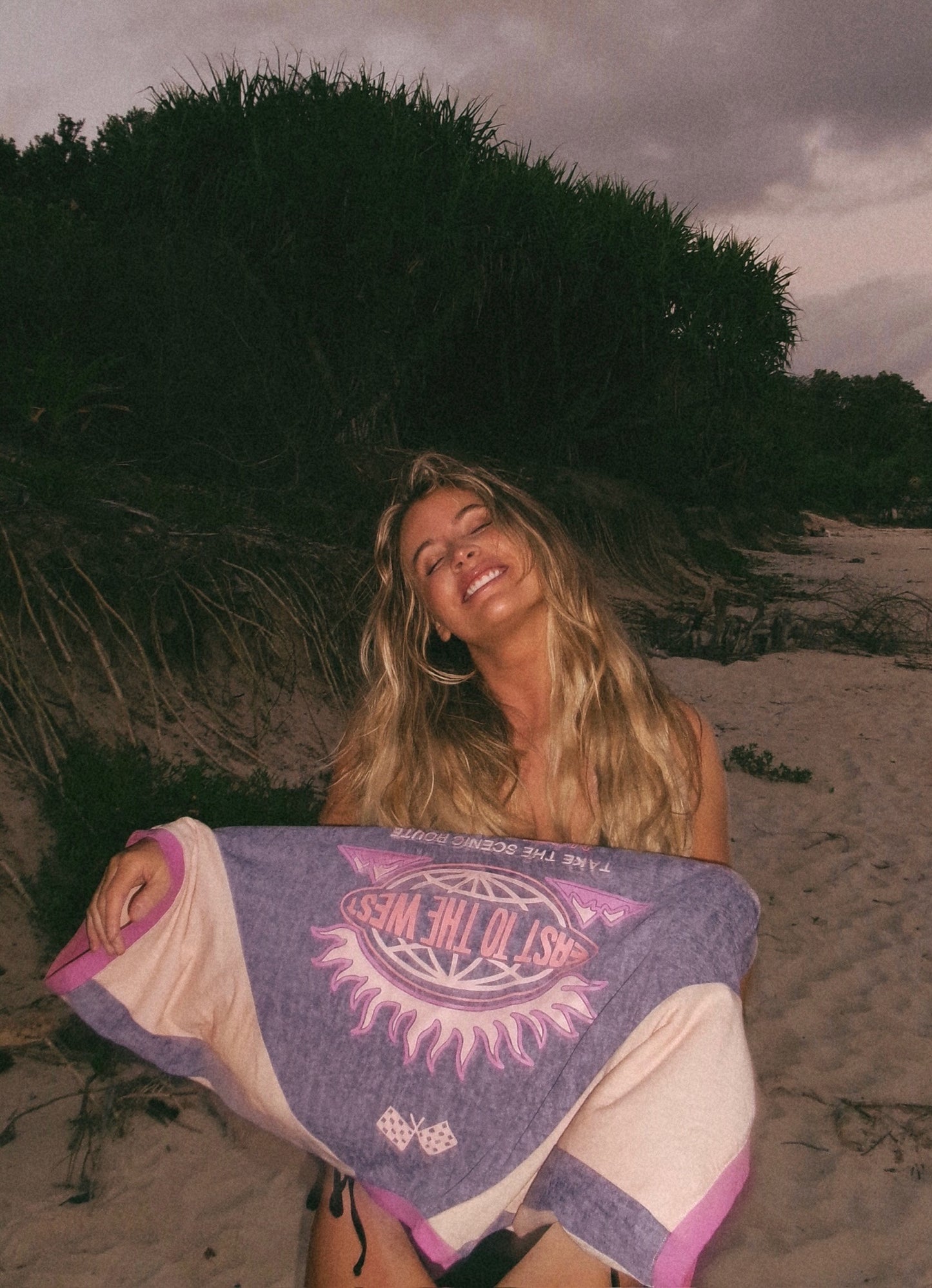 Scenic Route Raglan Oversized Tee