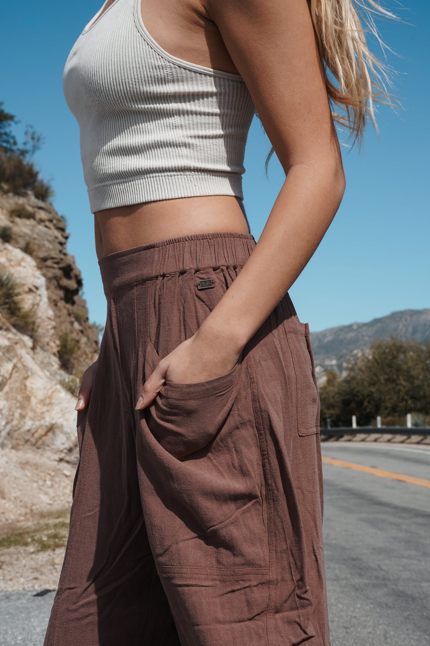 Umber Barrel Pants