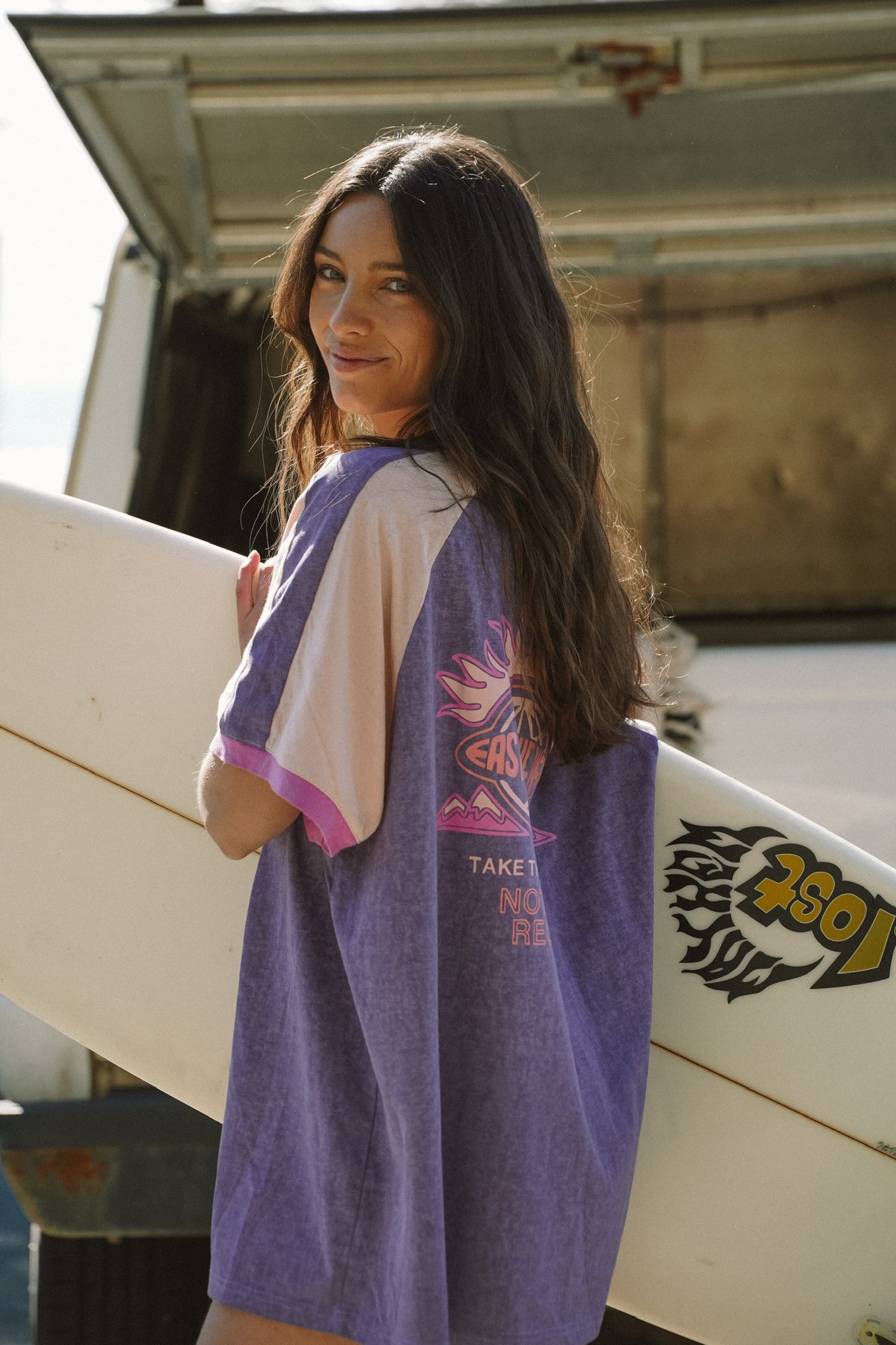Scenic Route Raglan Oversized Tee