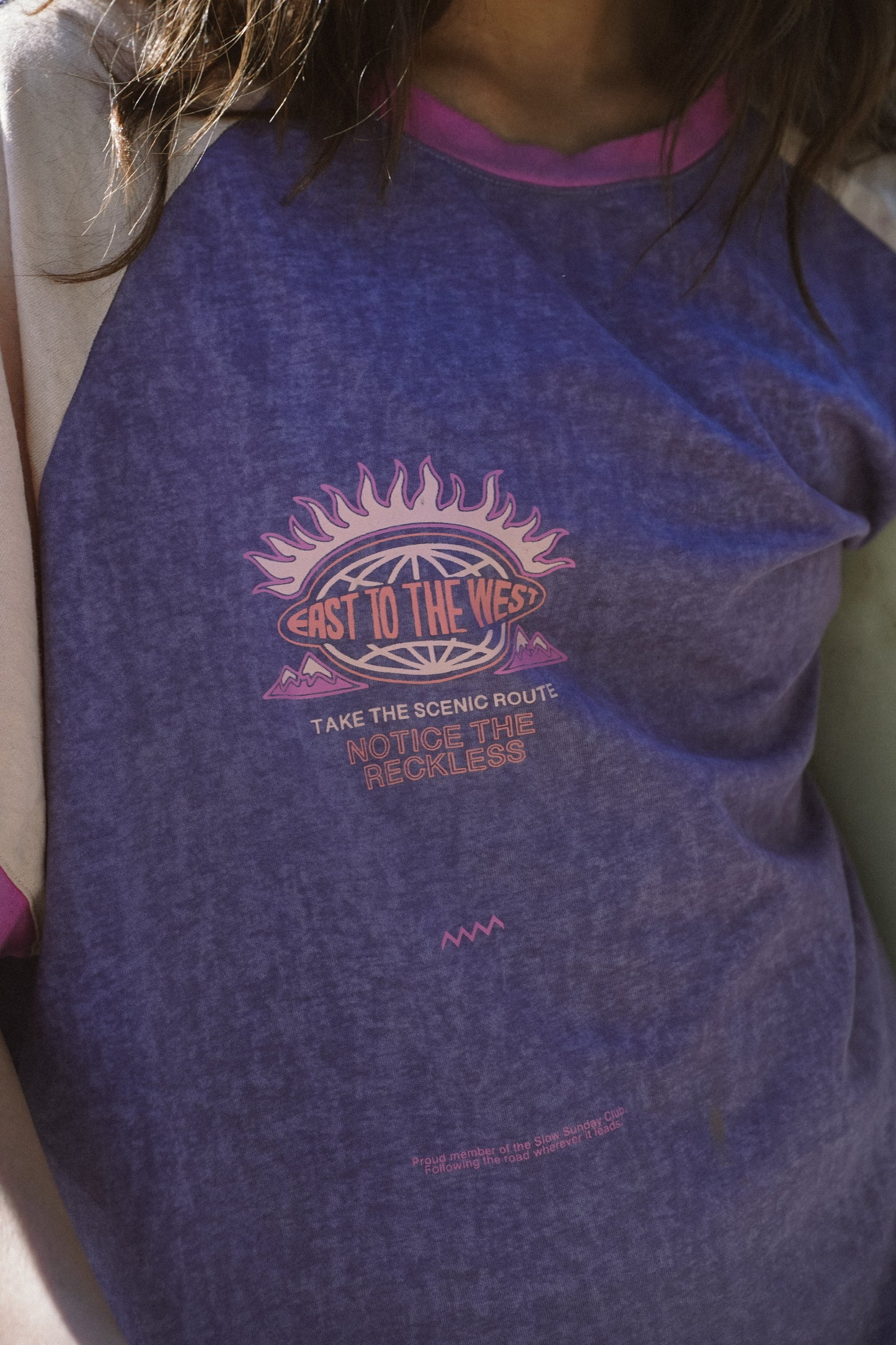 Scenic Route Raglan Oversized Tee
