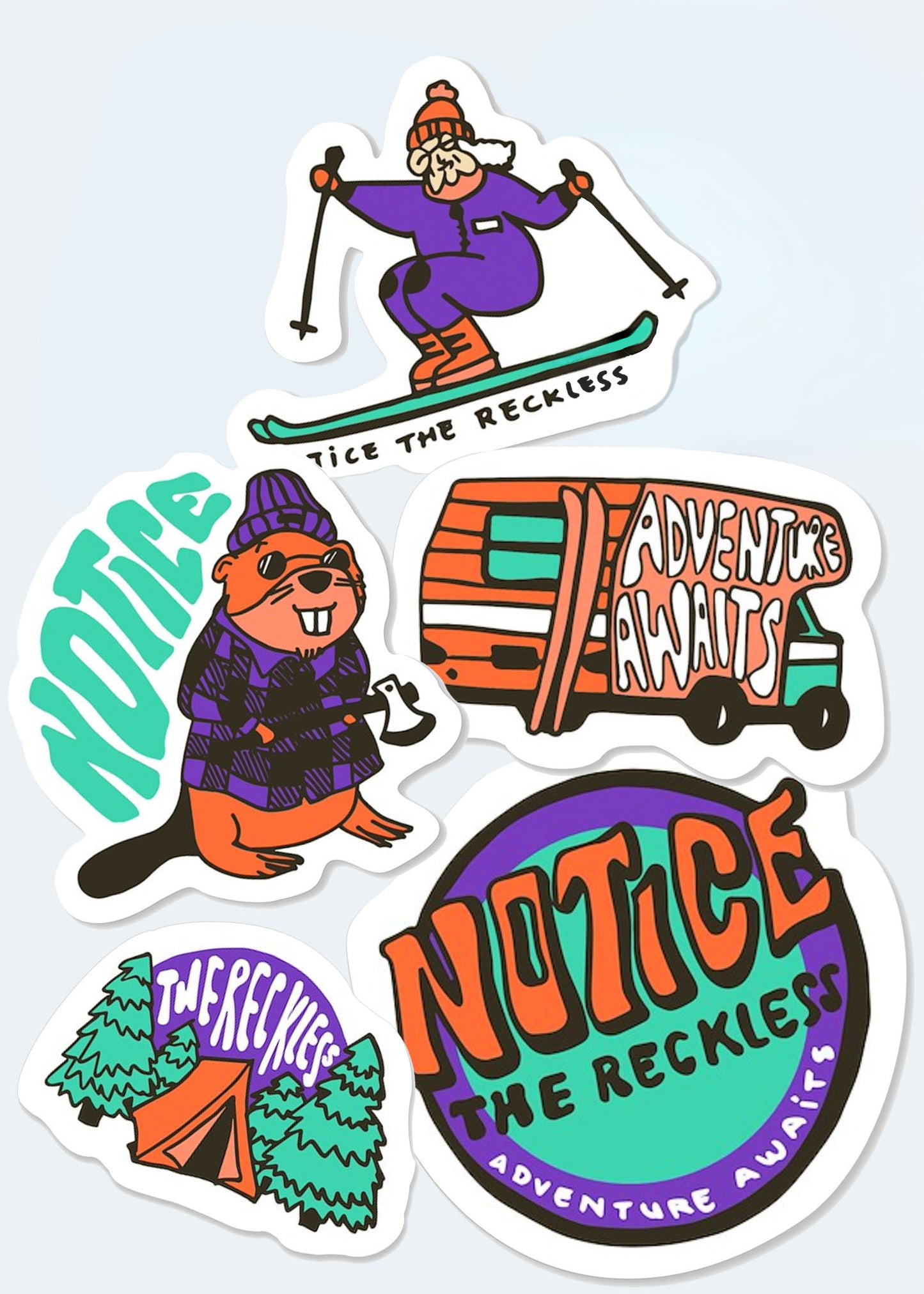 Pray For Pow Sticker Pack