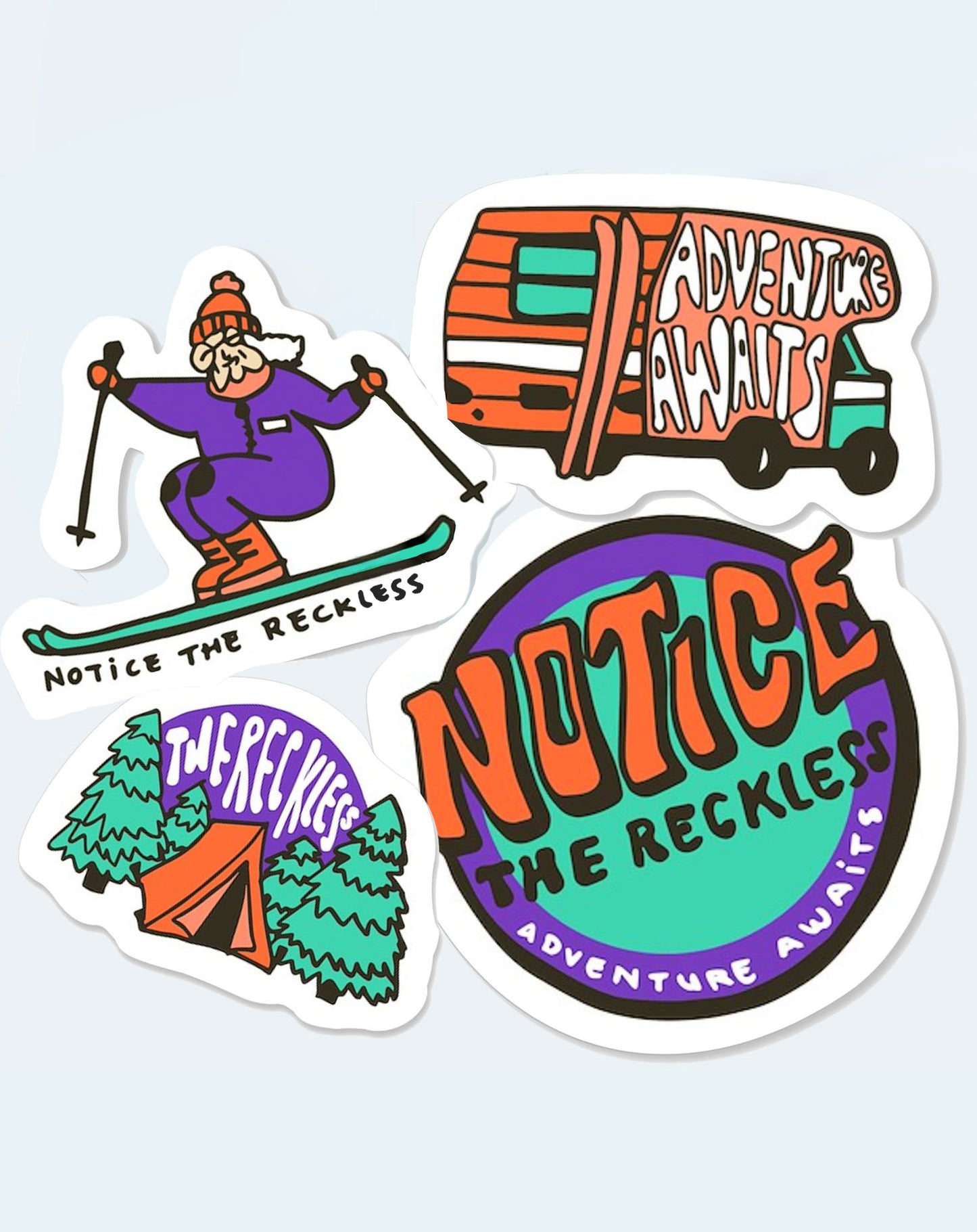 Pray For Pow Sticker Pack