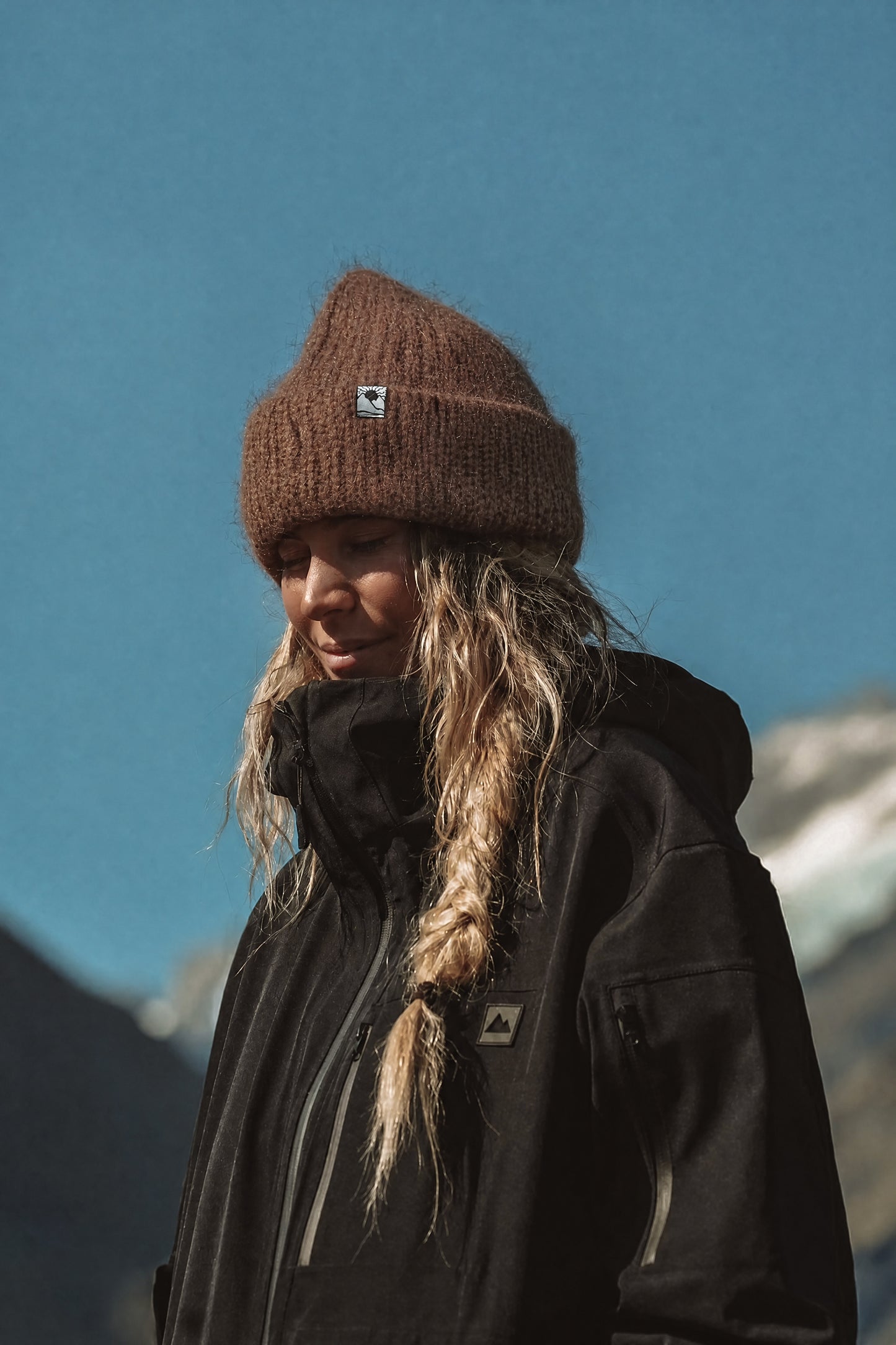 Espresso Mohair Beanie