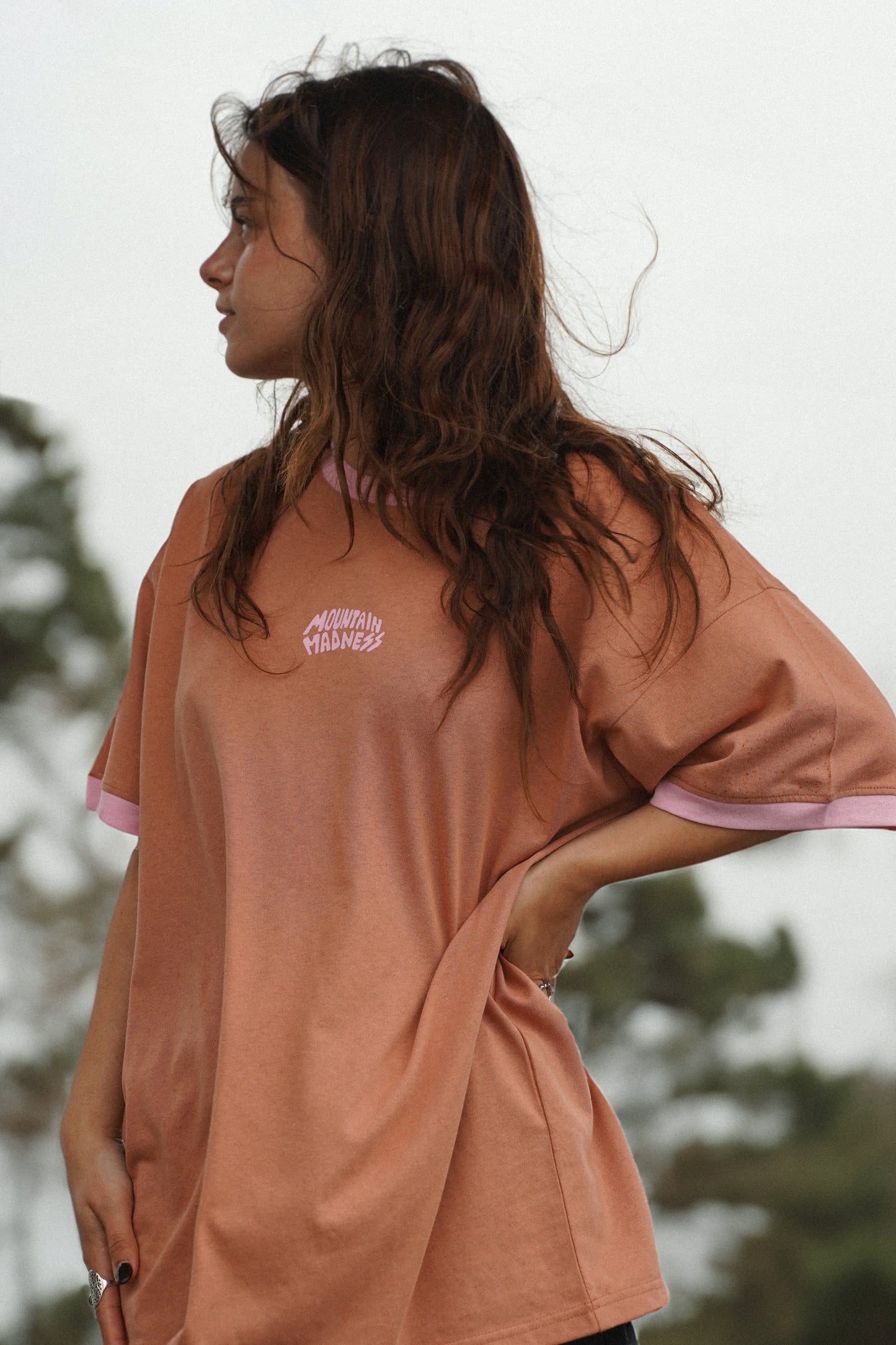 Casual oversized mountain bike t-shirt built for laid-back riding sessions, everyday wear and breathable all-day comfort