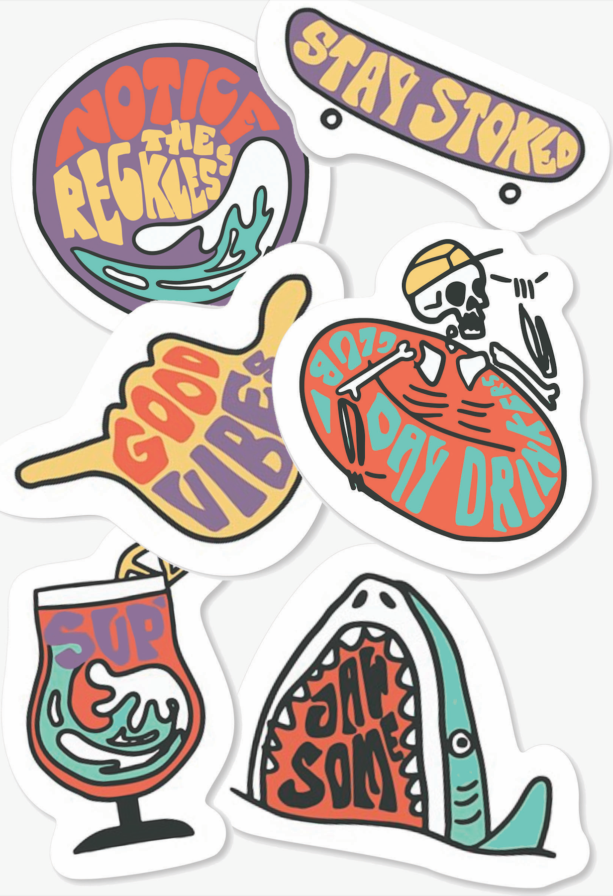 Day Drinkers Club Sticker Pack
