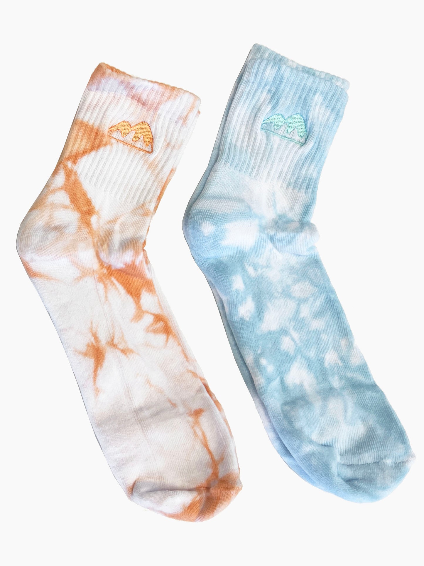 Tie Dye Ankle Socks Duo