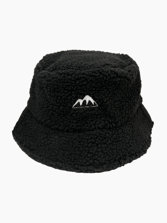 Black Winter Bucket Hat